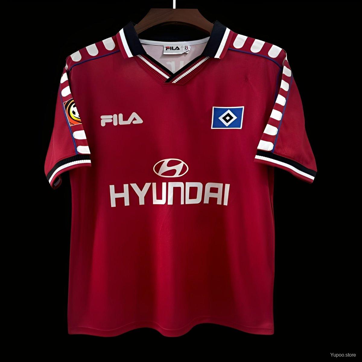 Camiseta de fútbol Hamburger SV 2000/01 TERCERA MANGA CORTA VERSION FAN